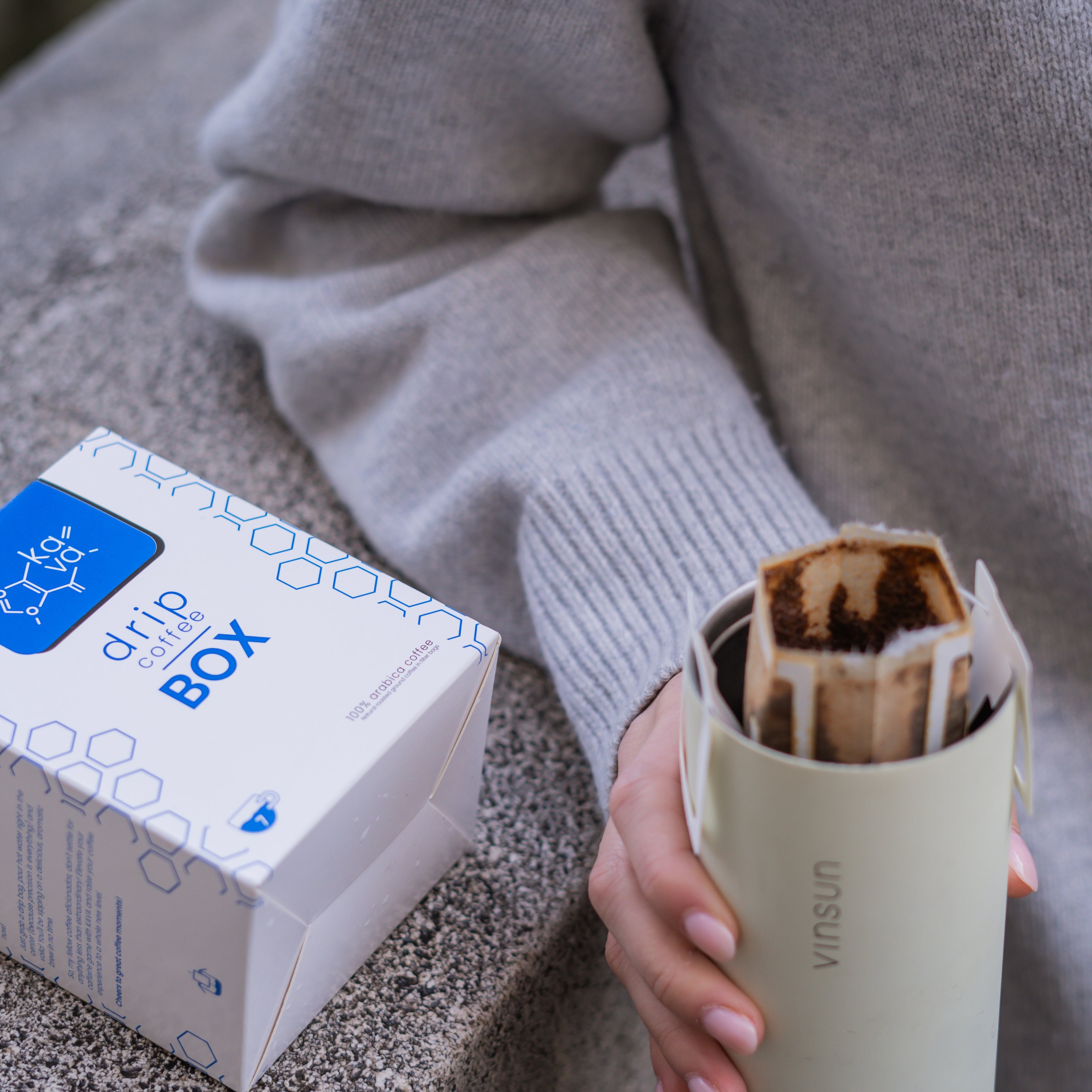 Boîte découverte de 5 cafés différents